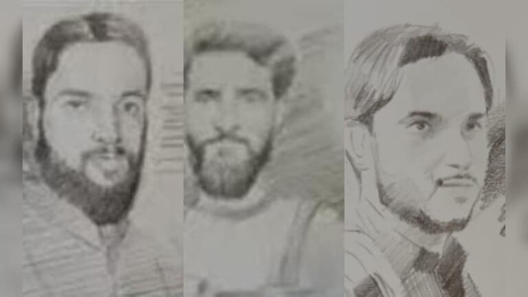 पहलगाम के हत्यारे: हमले के पीछे 3 आतंकवादियों के स्केच सामने आए