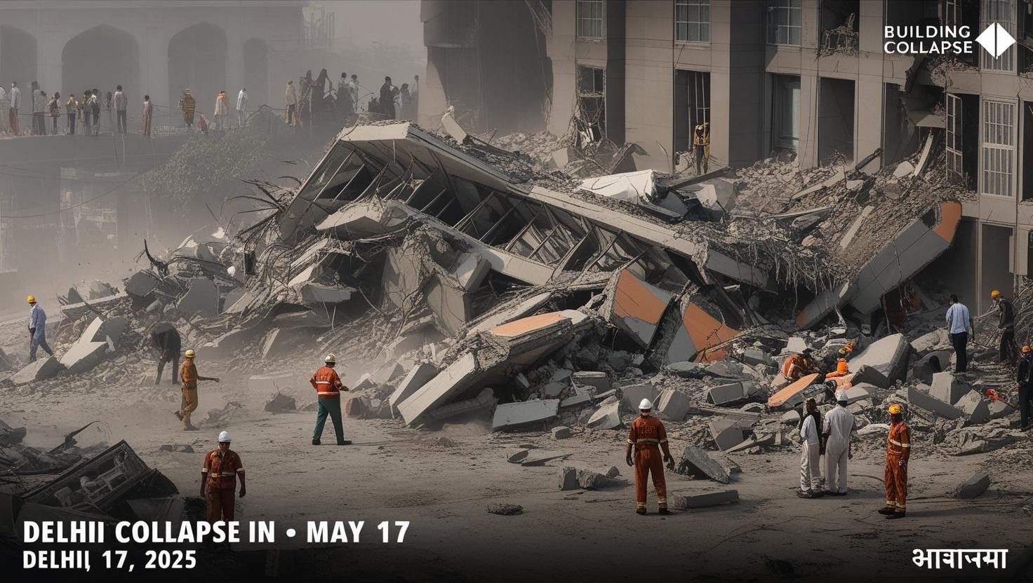 दिल्ली के पहाड़गंज इलाके में 17 मई 2025 को एक निर्माणाधीन इमारत के बेसमेंट की दीवार गिरने से तीन लोगों की मौत हो गई और एक व्यक्ति घायल हो गया।