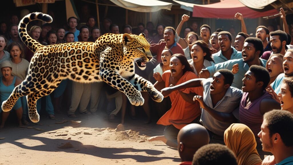 leopard attack